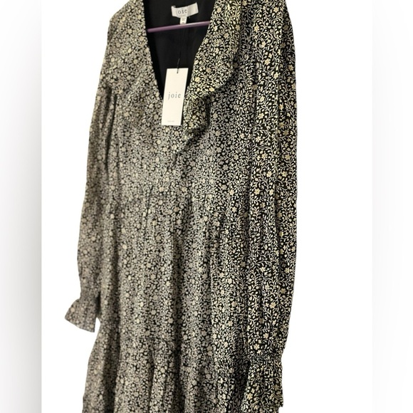 JOIE Adanson Long Sleeves Ruffle Trim Dress size 10 NWT - Picture 10 of 12